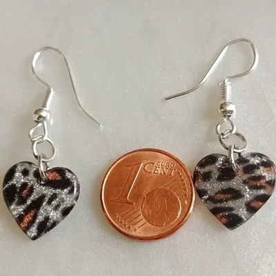 Boucles d'oreilles coeur 